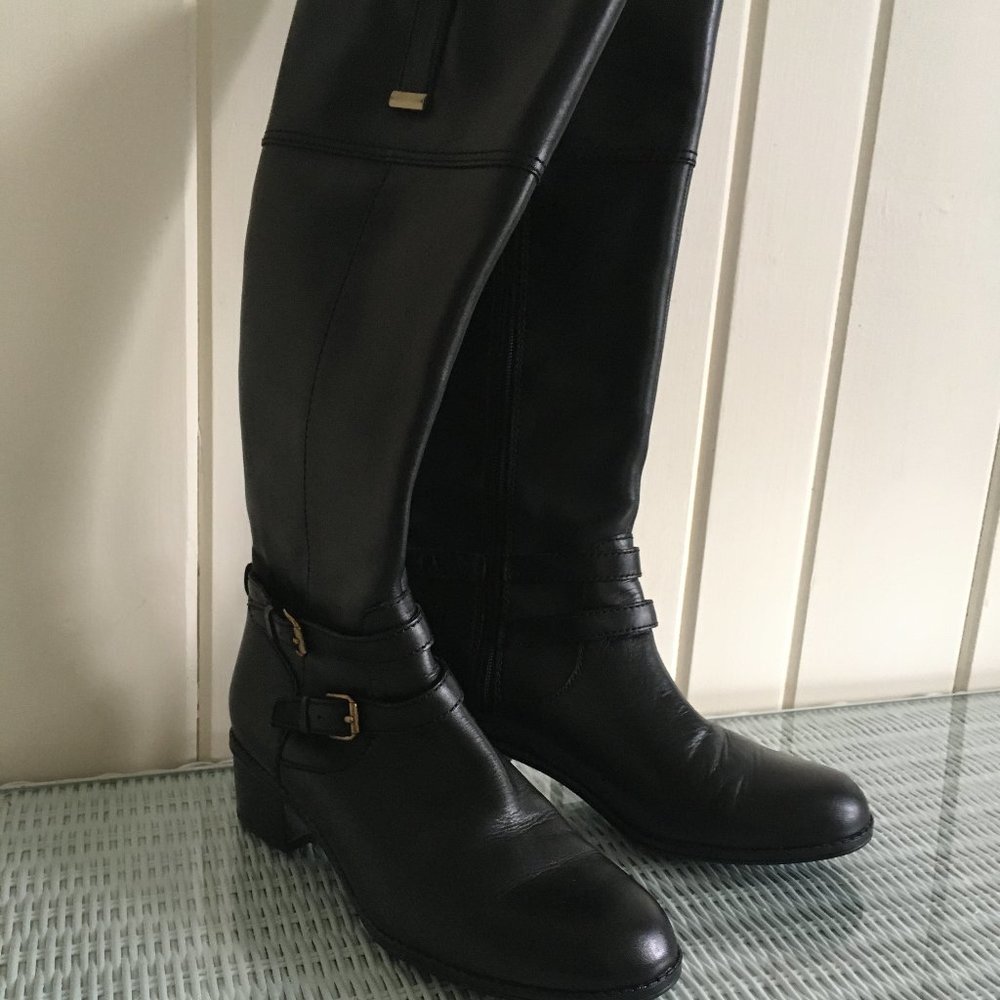 Bandolino Black Leather Boots